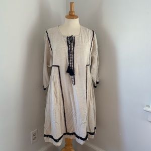 NWOT Artisan Linen Dress